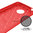 Flexi Slim Carbon Fibre Case for Motorola Moto G5 - Brushed Red